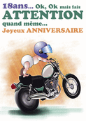 Petit motard, attention &agrave; 18 ans !
